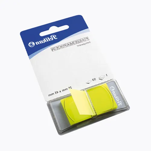 Page marker dispenser yellow